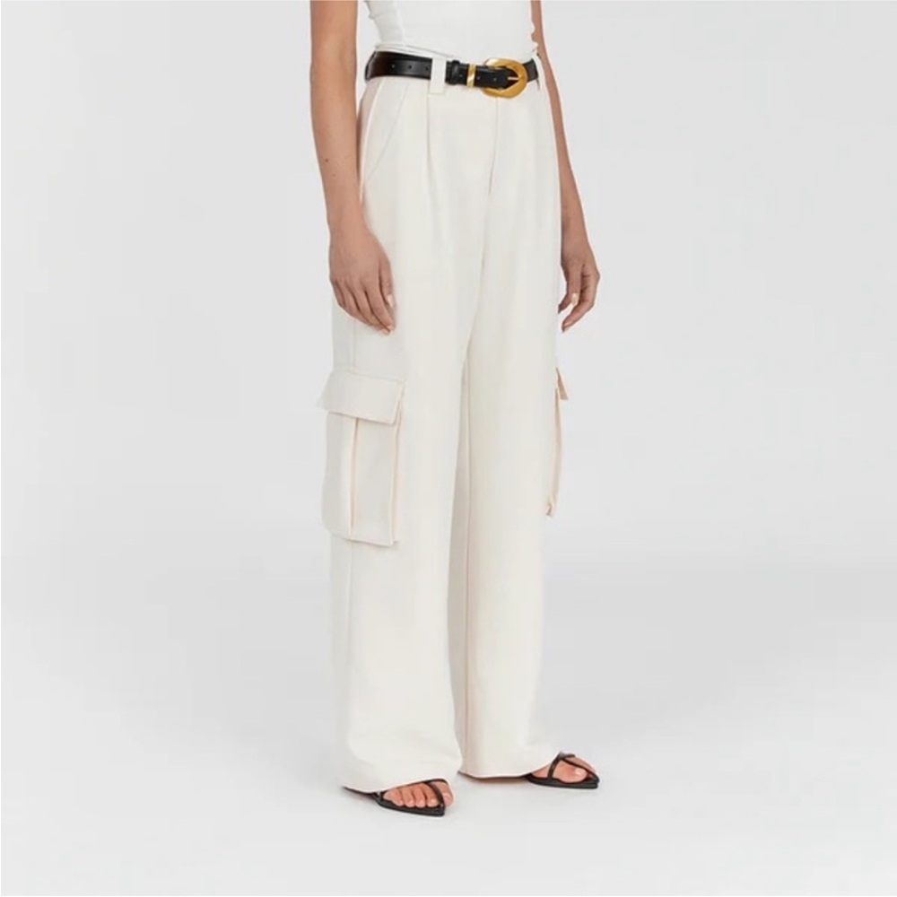 Dissh Cream Cargo Pants size 4